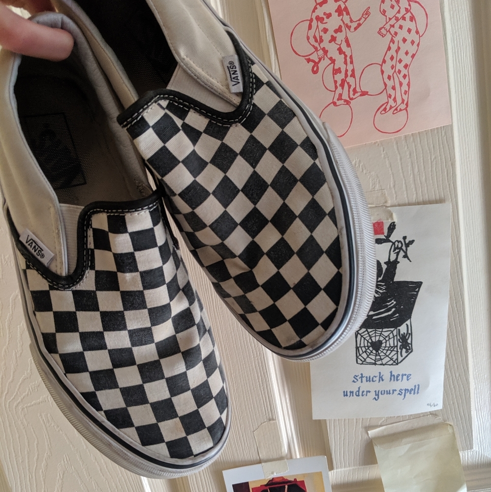 Checkered vans